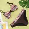 Kvinnor push up bikini set sexig bikinis två bit baddräkt baddräkt plus storlek europa kvinnlig simning kostym strand baddräkt s ~ lx0523