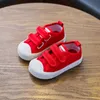 Bahar Bebek Yürüyor Ayakkabı Bebek Kız Erkek Tuval Ayakkabı Yumuşak Alt Kaymaz Açık Çocuk Rahat Ayakkabılar Çocuklar Sneakers 211022