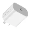 USB C Wall Charger 20W PD Adapter plug Fast Charging Power Delivery Type-c Chargers Block Plugs US UK EU AU