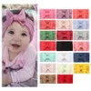 New Baby Hairband Meninas Turbante Kids Headbands Bow Nó Headbands Macio Moda Headwraps Acessórios De Cabelo Nylon