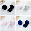 Wedding Favors Velvet Jewelry Storage Box Earring Square Elegant Wedding Ring Case Necklace Container Gift Boxes