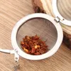 Duurzame roestvrijstalen thee-infuser zeef bol vergrendelen kruid kruid thee bal mesh-infusers filterzeilers teeen keuken accessoires JY0028