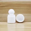 30ml 50ml 100ml de rolo de plástico branco em garrafa de garrafa de garrafa de desodorante reabastecido garrafas de perfume essencial de perfume diy recipientes de cosméticos DH8475