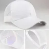 Casquette de Baseball chaude hommes Casquette Femme queue de cheval chapeau d'été femmes soleil Sport maille Snapback Hip Hop