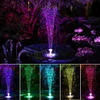 Floating Solar Fountain Lamp Garden Waterfall Pool Pond Panel Powered Water Pump Decoration 210713