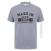 Made In 1982 T Shirt Men Cotton Summer O Neck Birthday Gift ops ee Funny Man shirt 210706