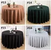 ROUNDRECTANGULAR TABLEDKLÄDA Bord Täck 100 Polyester Washable Table Cloth Home Dinner Party Wedding Banket Decoration6360907