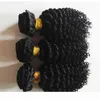 Кутикула Бразильские Перуанские девственные Кудрявые Вьющиеся Волосы 3 Пучка Дешевые заводские Необработанные Малайзийские Индийские Реми Плетение Волос DHgat1793556157536