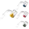 Giallo Blu Verde Rosso Sabbia Secchio termocromico Domeless Thermal Quartz Banger Nails 25mm OD 14mm 18mm Maschio Femmina Chiodo cambia colore