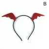 Paire filles oreilles de chauve-souris pinces à cheveux épingles Halloween chapeaux diable accessoires stéréo enfants pinces à cheveux bandeau C7Z7