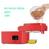 Pressa per olio elettrica intelligente per uso domestico Pressa per olio di arachidi di semi di lino Pressa per olio a caldo/freddo 110V 220V