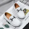 Scarpe basse Mocassini per bambini in vera pelle Ragazzi Ragazze Mocassini Morbidi Appartamenti per bambini Barca casual Per bambini