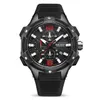 Wristwatches 2021 Mens Watches Megir Top Brand Silicone Strap Chronograph Quartz Sport Watch for Men Relogio Maschulino260L