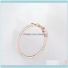 Cluster Rings Jewelry Opal Stone Colorful Cubic Zircon Ring For Women Rose Gold Color Unique Design Drop Delivery Zwlkg