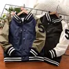 Spring Patchwork Baseball Jacket Big Kids Mode Kläder för Teen Teens Girls Cardigan 8 till 12 Barn Outwear Coats Hoodies 211204