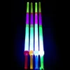 Utomhusspel Infällbar Light Stick Bar Flash Led Toy Fluorescerande Concert Cheer Telescopic Sticks Kids Christmas Carnival Toys 48007400