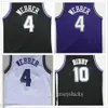 Deaaron 5 Fox Jersey Purple Black White Retro Vintage Chris 10 Bibby Jason 4 Webber Mike 55 Williams Mens Ncaa College Basketball