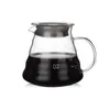 Pot ,350ml 600ml 800ml Glass Dripper, Insulated handle To Keep Your Pour Over Coffee and Fresh Drip Kettle