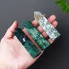 Природные Agate Agate Agate Agate Home Fealing Crystal Crystal Polished Hexagonal Prism Минералы энергетические кварцевые колонны