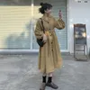 Trench Coat Женский французский японский стиль нежные длинные платья ноги обнаженные сказочные мори элегантное платье J34E J34E