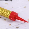 6 pçs lote Surpresa Criativo Barril Reto Champanhe Dourado Fogos de Artifício Varinha Mágica Queima de Vela Bolo Deco Fornecimento de Festa Outros Festi296D