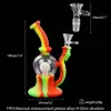 Ampoule Verre Bongs Fumer Pipe À Eau Narguilé Dab Rig Recycler Tuyaux Plates-formes pétrolières barboteur 7,4 pouces