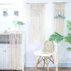 Garden Supplies Other 1/74PC DIY Macrame Cord Natural Cotton Rope With Wood Ring Stick Braided Teether Kit Wall Hanging Plant Hanger