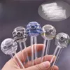 Pfeife Großhandel 10 cm Neueste Lollipop Design Glas Ölbrenner Pfeife Pyrex Gerade Mini Brennende Handpfeifen