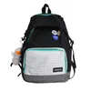 Zaino Cool Boy Girl Harajuku Borsa da viaggio Maschio Femmina Badge College Laptop Uomo Donna Student Fashion Ladies School