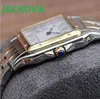 Classic Mens Womens Diamonds Square Roamn Watch Sapphire Mirror 316l Rostfritt stål Center Clock Man Japan Quartz TOP QUALITY TIM3060