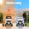 New New Summer Car Umbrella Type Car Sunshade Protector Umbrella For Auto Front 2 Model Can Choose