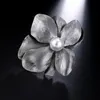 Pins, broches vintage originele grote parel bloem voor vrouwen 2021 klassieke retro broche pins plant sieraden groothandel