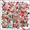 Festive Supplies & Garden50Pcs/Set Sticker White Hanging Snowflake Christmas Tree Decorations For Home Weddding Party Window Drop Delivery 2