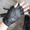 Sports Gloves Retro Motorcycle Carbon Fiber Racing Off-Road Breathable Half Finger