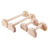 New Type of Fitness Push-ups Gymnasium Exercise Training Chest H-shaped Wooden Calisthenics Handstand Parallel Rod Double rod 1292 Z2