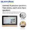 نظام المسرح المنزلي 7 بوصة IPS عرض Smart Android Bluetooth WiFi WIFI Amplifier Audio PA Coaxial Sentely Wireless Microp7859606