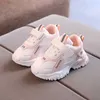 Spring Breathable Children's Sports Shoes Little Student Flat with Boys Sneaker Girls Chunky D09193 211022