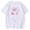 T-shirt da uomo T-shirt da uomo oversize traspiranti per ragazza Primavera Estate T-shirt a maniche regolari con abbigliamento stampato super adorabile