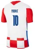 Euro Cup MODRIC 2021 maillot de football de l'équipe nationale MANDZUKIC HOME AWAY PERISIC RAKITIC SRNA KOVACIC REBIC enfant Football Shirts Adulte Hommes enfants kit