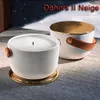 Doftande ljus bougie 220g varumärke Parfum ljus Lång lukt parfymerad doftvax dehors II Neige Feuilles Lle Blanche L'Air du Jardin Snabbt skepp