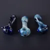 Wholesable Mini Small Style Spoon Pipes 30g Glass Dry Herb HandPipe Pyrex Oil Burner Pipe Smoking Accessories DHL Free Ship