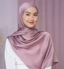 Sciarpa in chiffon tinta unita elegante da donna Hijab Wrap Scialli in tinta unita Hijab musulmano Accsori Sciarpa Hijab