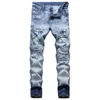 Jeans pour hommes 2021 arrivée hommes coton déchiré trou décontracté mince maigre hommes pantalons mode mâle Hip Hop Denim pantalon