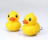 Creative LED Yellow Duck Keychain met Sound Animal Series Rubber Ducky Key Ring Toys Doll Gift7001583