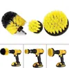 Power Scrub Brush Drill Cleaning Brushes 3 pcs/lot For Bathroom Shower Tile Grout Cordless Powers Scrubber-Drill Attachment-Brush SN3203