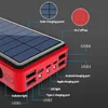 FREE LOGO 30000mAh Solar Power Bank 4 USB Ports Powerbank 30000 MAh LED Flash Light External Battery Poverbank For IPhone Wholesale Factory