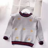 Enfants pull chaud conception bébé filles garçons brodé abeille tricot pull pull de noël mélanges de laine pulls enfants boutique3654093