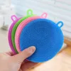 500pcs brosse de nettoyage de cuisine en silicone 10cm éponges pour lave-vaisselle éponge à laver la vaisselle épurateur magique brosses ménagères accessoire de cuisine DHL / FedEx