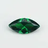 100pcs 1.5x3~8x16mm Marquise Shape Loose Green Color Glass Synthetic Gems For Jewelry DIY Stone