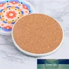 Creative Mandala Padrão Cerâmica Coaster Moderno Floral Cork Copo Tigela Placemat Insulation Almofadas Home Acessórios Coaster Tea Coaster Preço de Fábrica Preço Especialista Qualidade